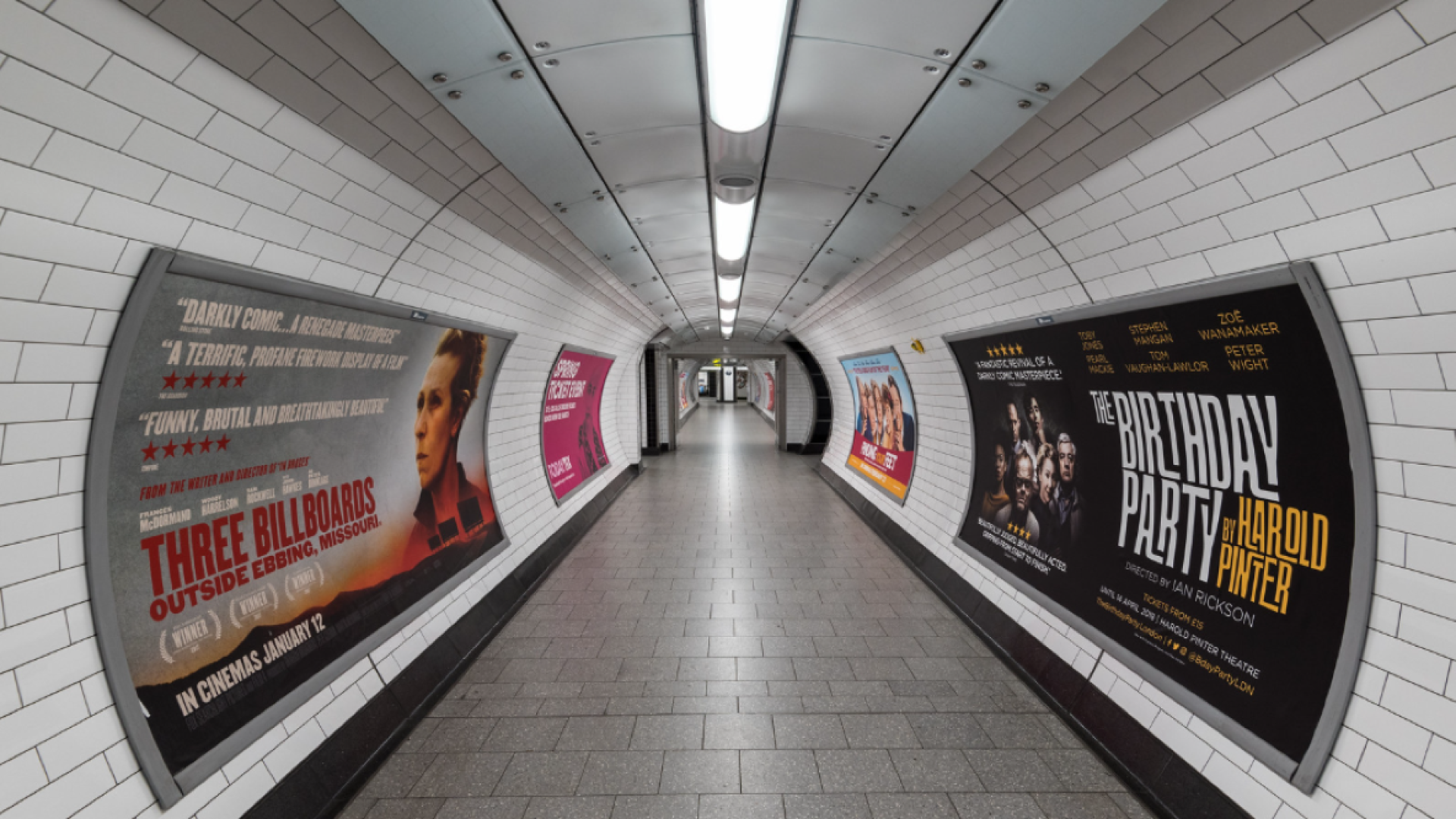 Image of Corridor advertising