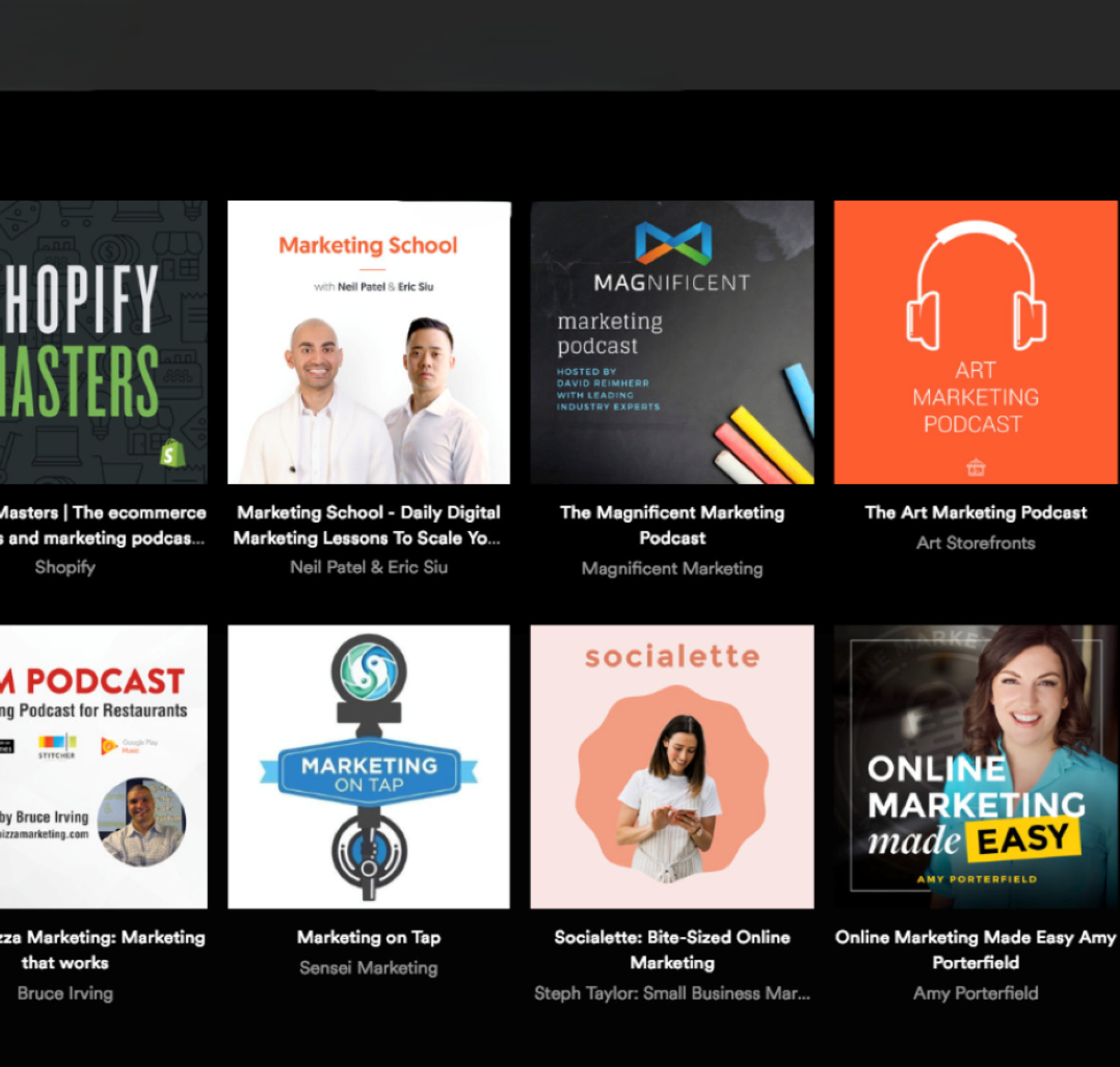 Image of spotify podcasts