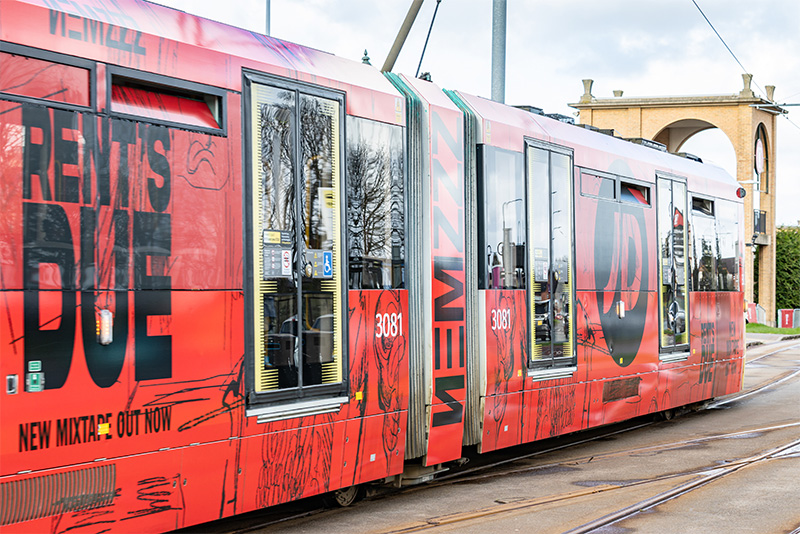 Nemzzz Wrapped Tram