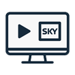 Sky preroll advertising icon