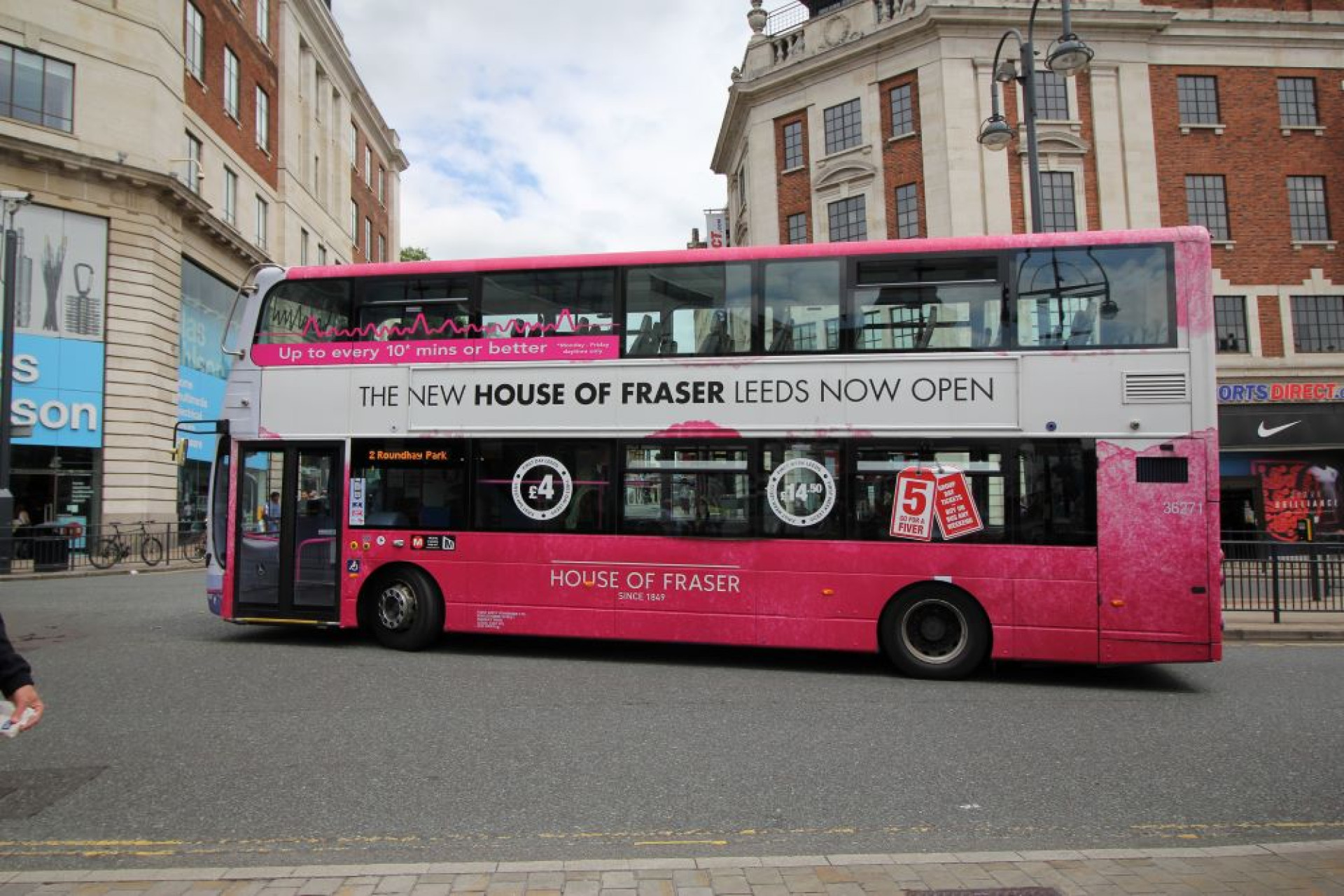 Wrapped Bus Advertising