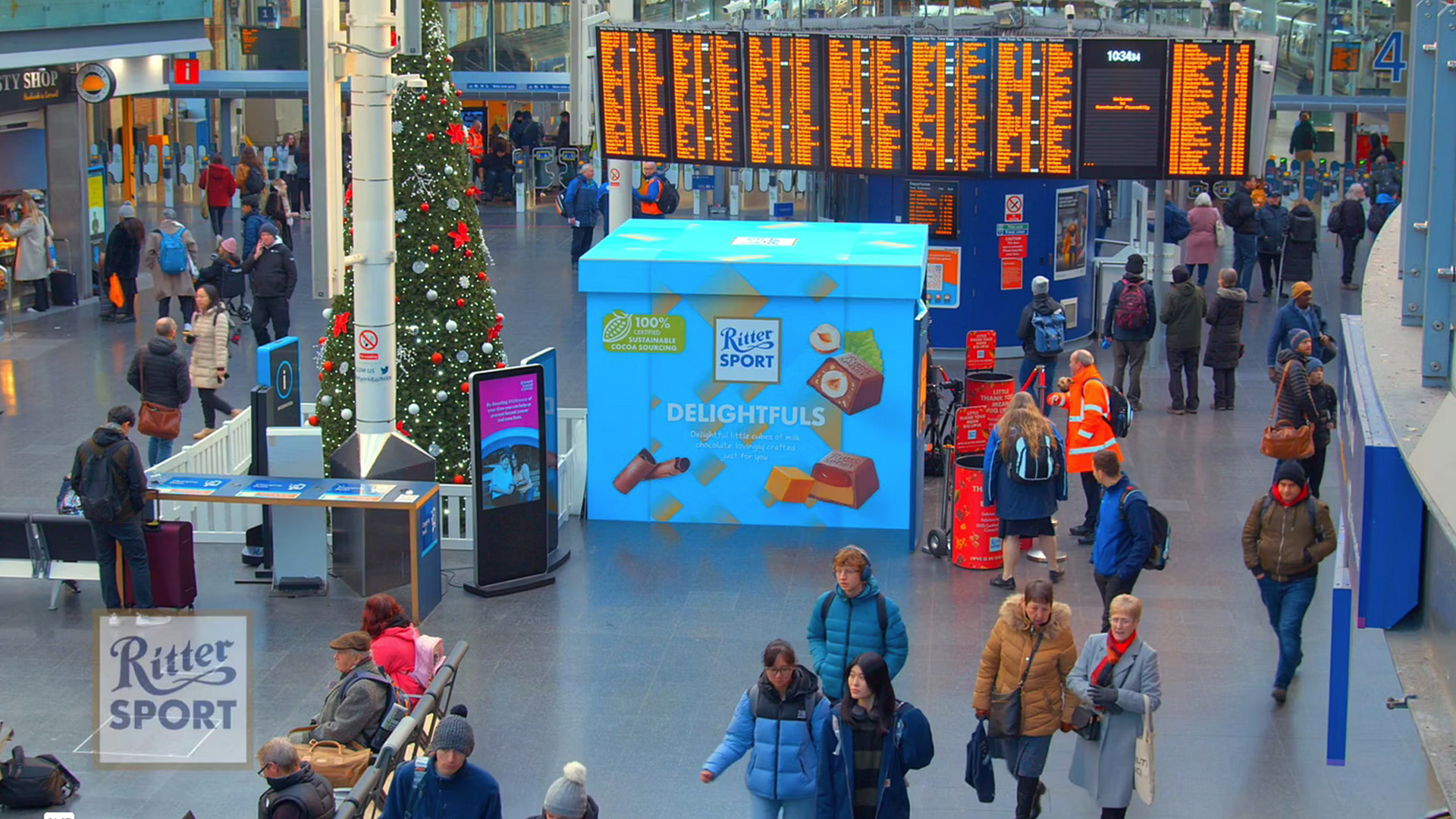 Image of ritter sport train station